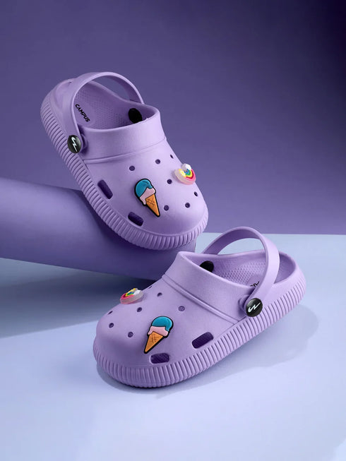GC-9002K Purple Kid's Clogs
